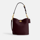 cw625-Willow Soft Bucket Bag 19-B4/Merlot