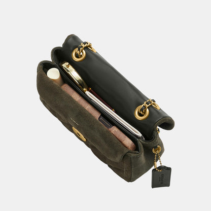 CW626-Tabby Shoulder Bag 20 with Quilting-B4/Olive