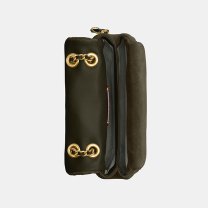 CW626-Tabby Shoulder Bag 20 with Quilting-B4/Olive