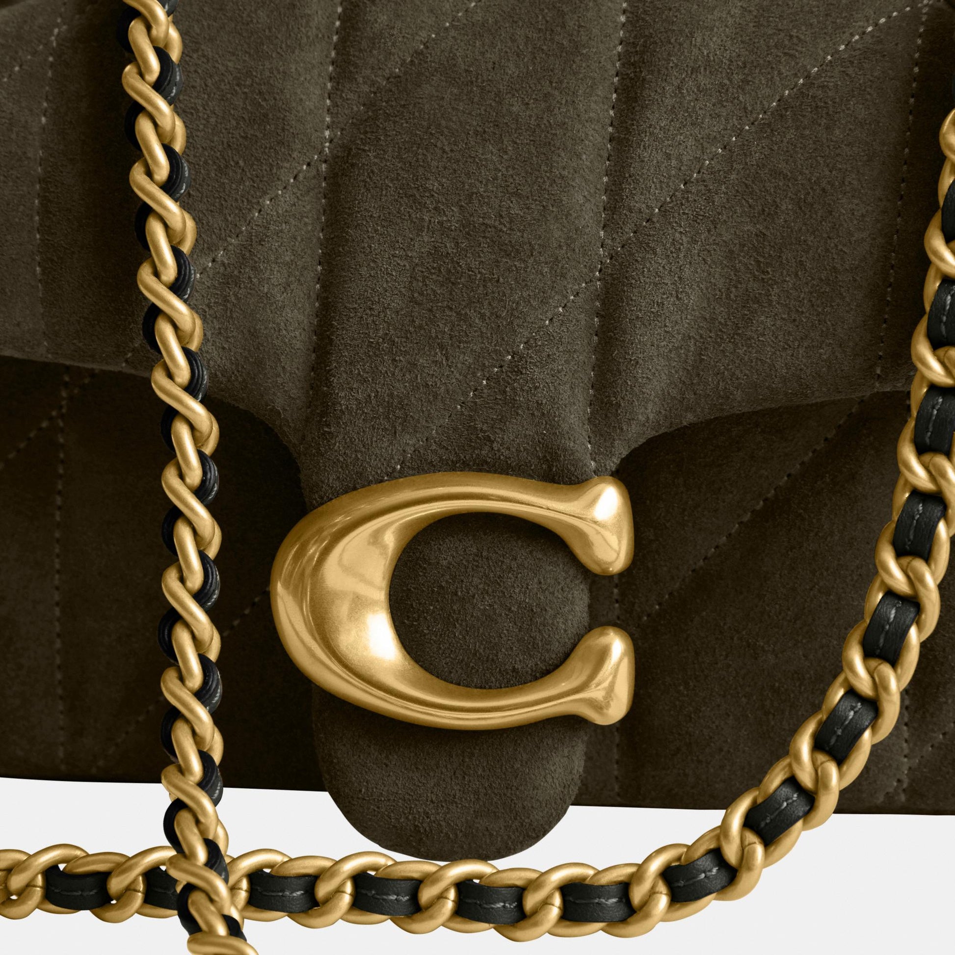CW626-Tabby Shoulder Bag 20 with Quilting-B4/Olive