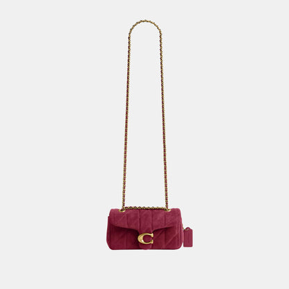 CW626-Tabby Shoulder Bag 20 with Quilting-B4/Dark Fuchsia