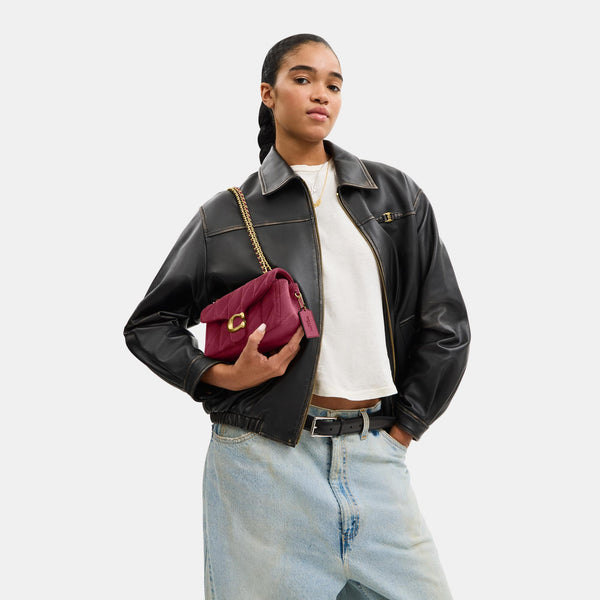 Tabby Shoulder Bag 20 with Quilting