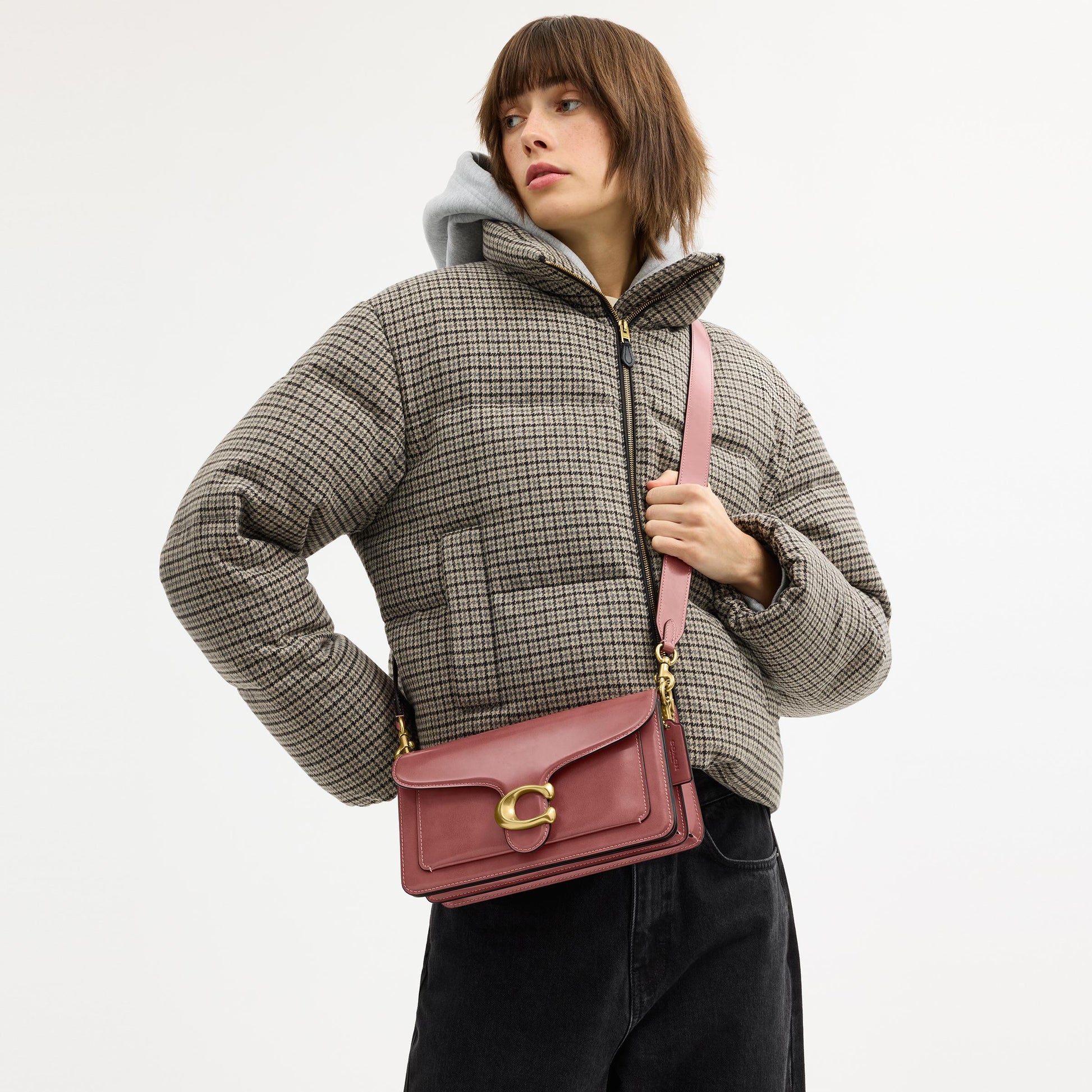 CW631-Tabby Shoulder Bag 26-B4/Peony