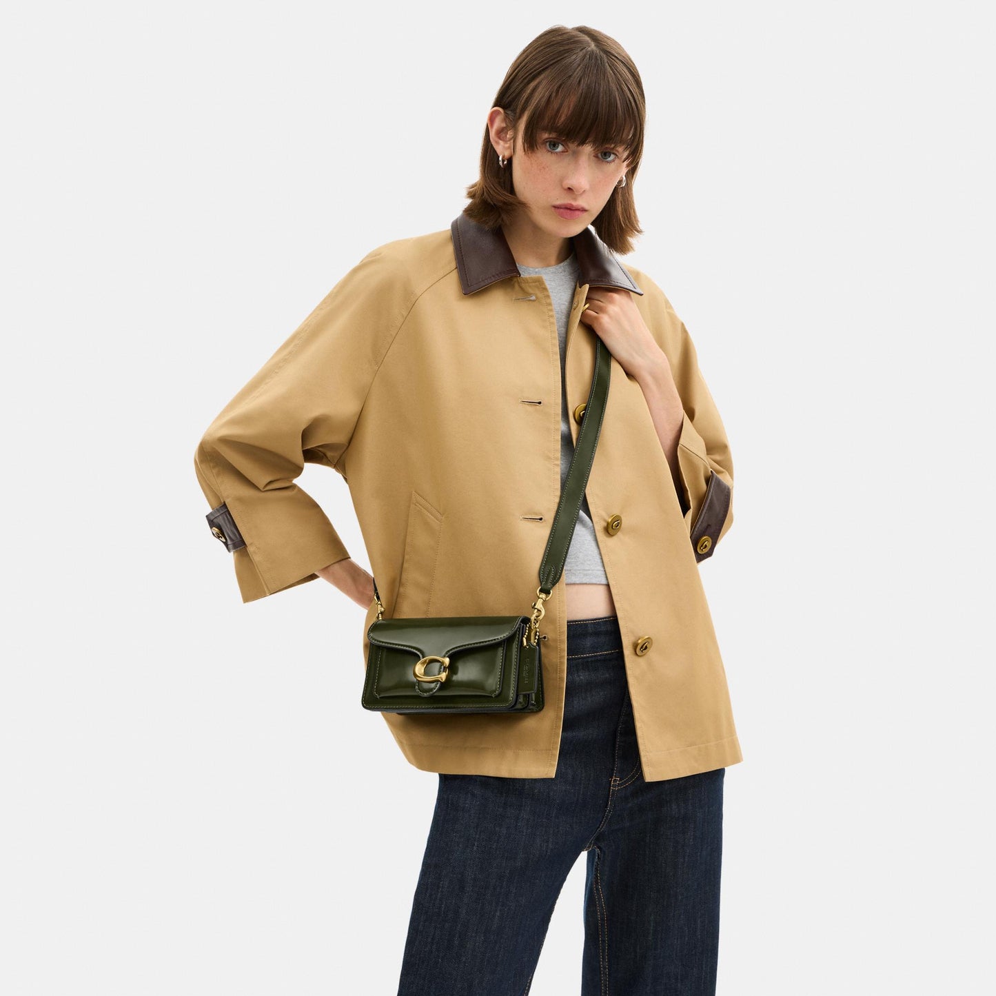 CW632-Tabby Shoulder Bag 20-B4/Olive