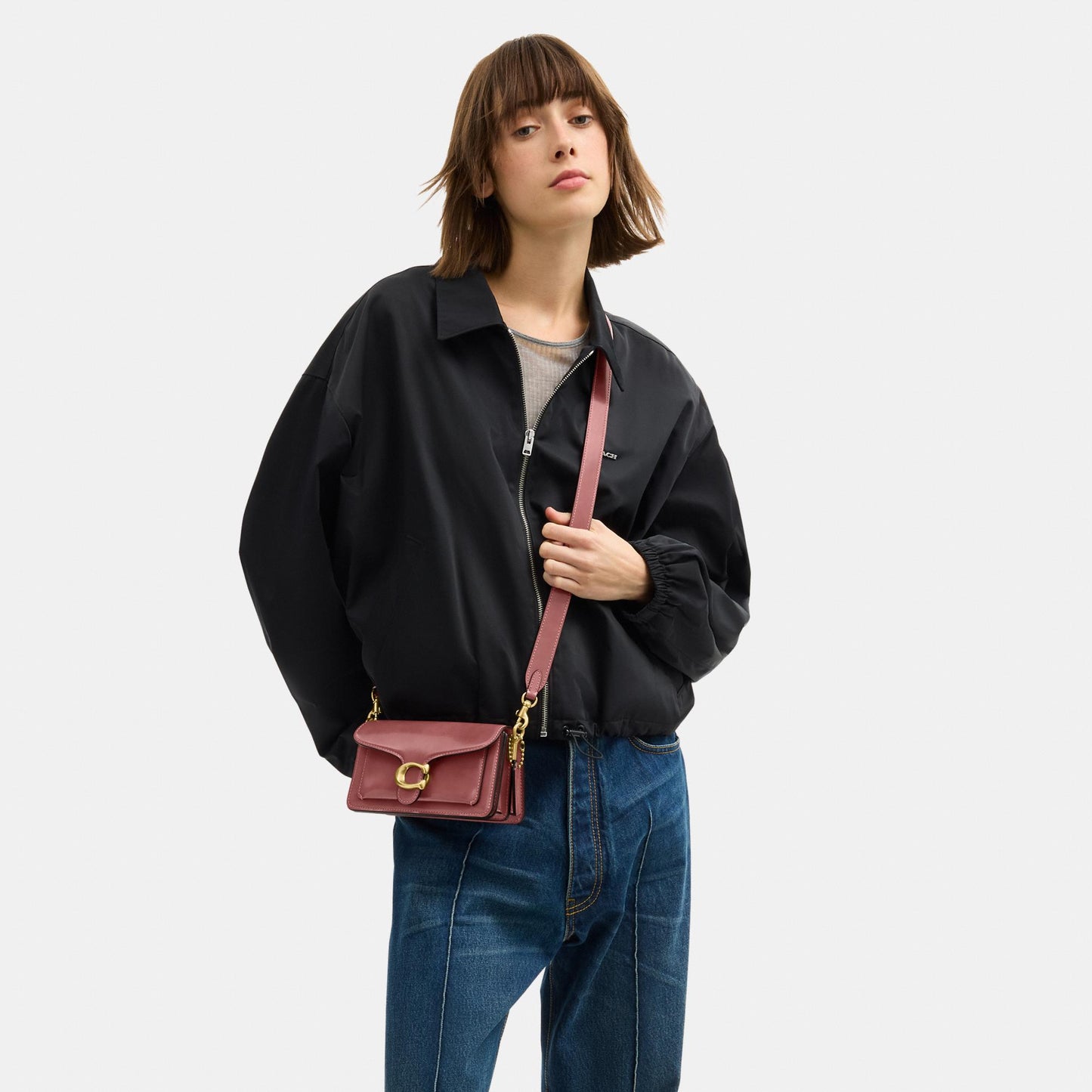 CW632-Tabby Shoulder Bag 20-B4/Peony