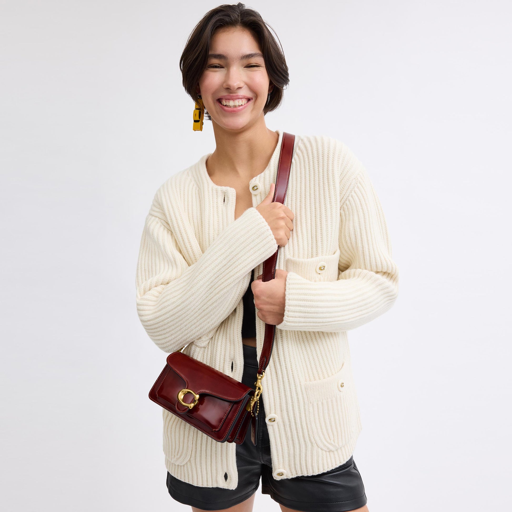 CW632-Tabby Shoulder Bag 20-B4/Dark Neutral