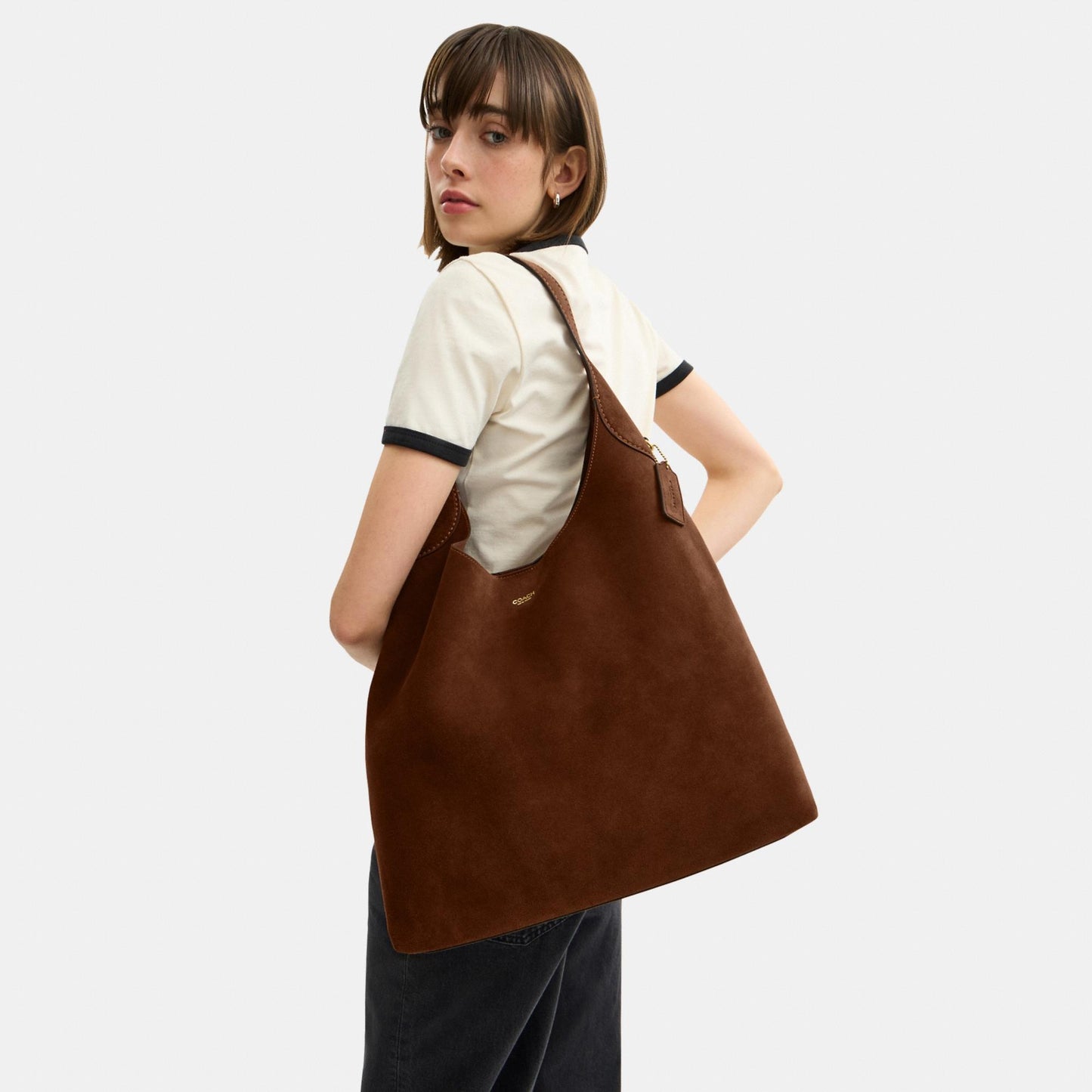 CW636-Brooklyn Shoulder Bag 39-B4/Warm Brown