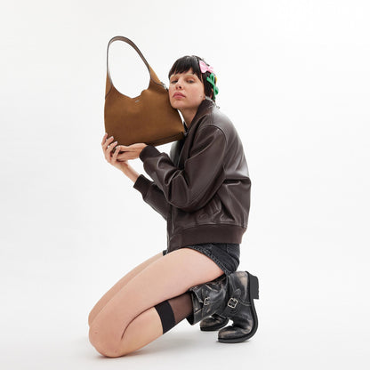 CW637-Brooklyn Shoulder Bag 28-B4/Cedar