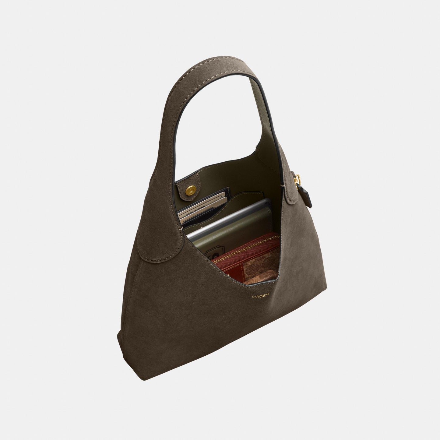 CW637-Brooklyn Shoulder Bag 28-B4/Olive