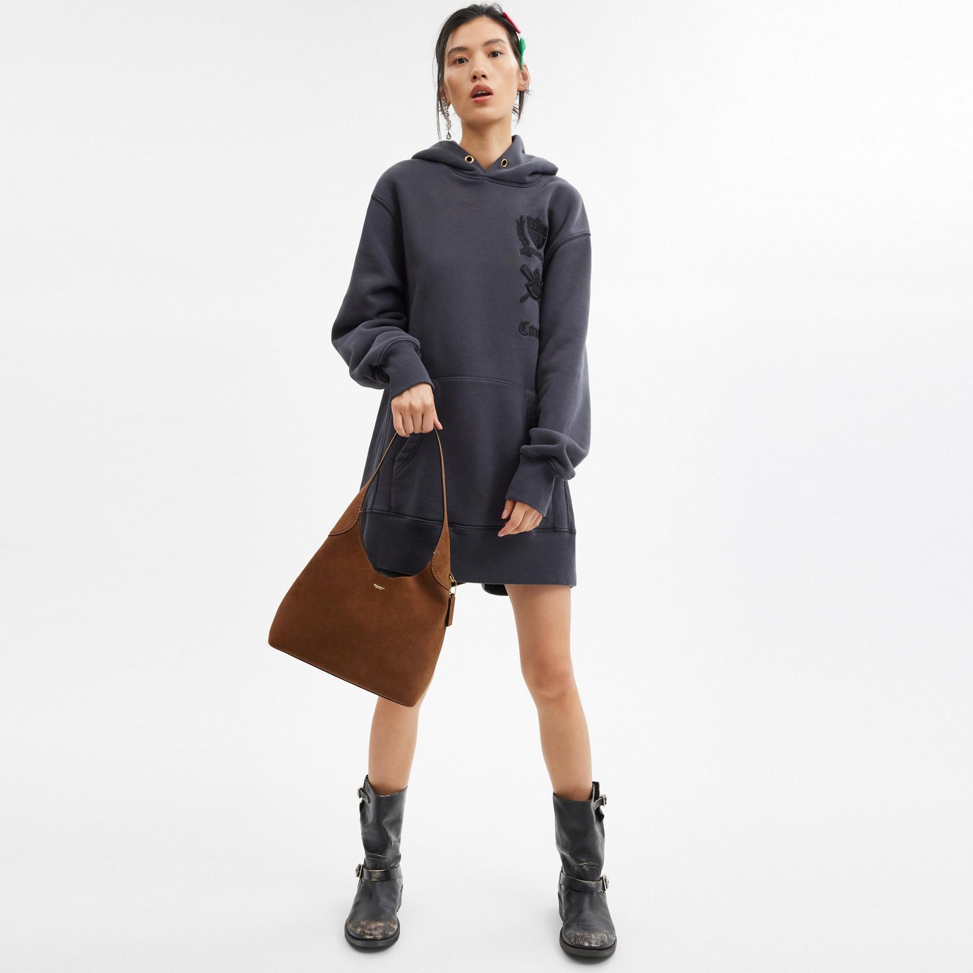 CW637-Brooklyn Shoulder Bag 28-B4/Warm Brown