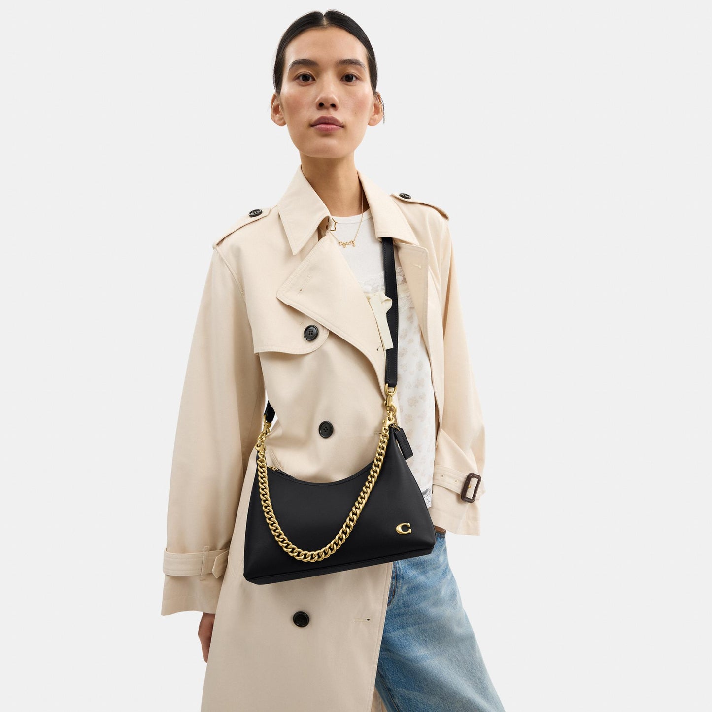 CW640-Juliet Shoulder Bag 25-B4/Black