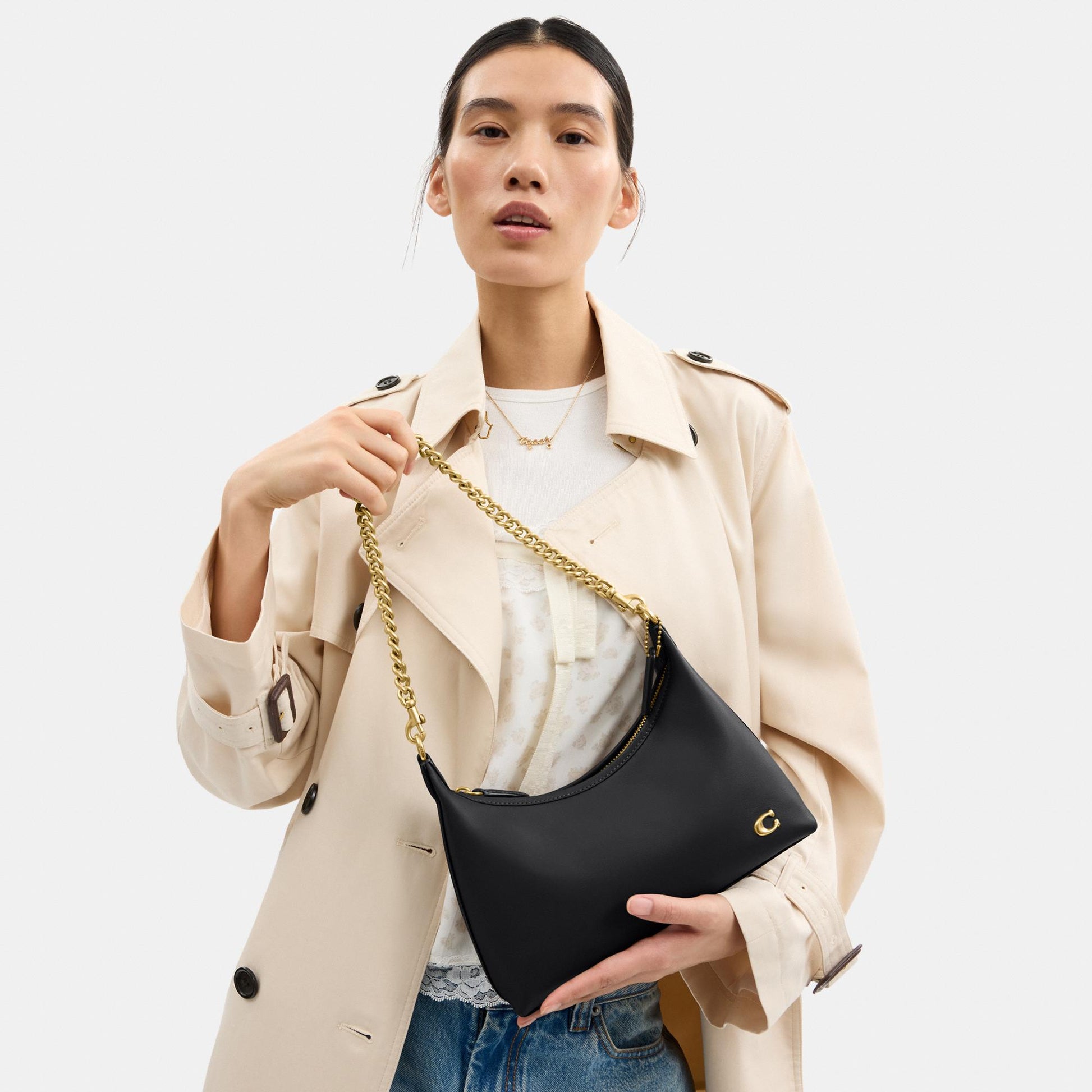 CW640-Juliet Shoulder Bag 25-B4/Black