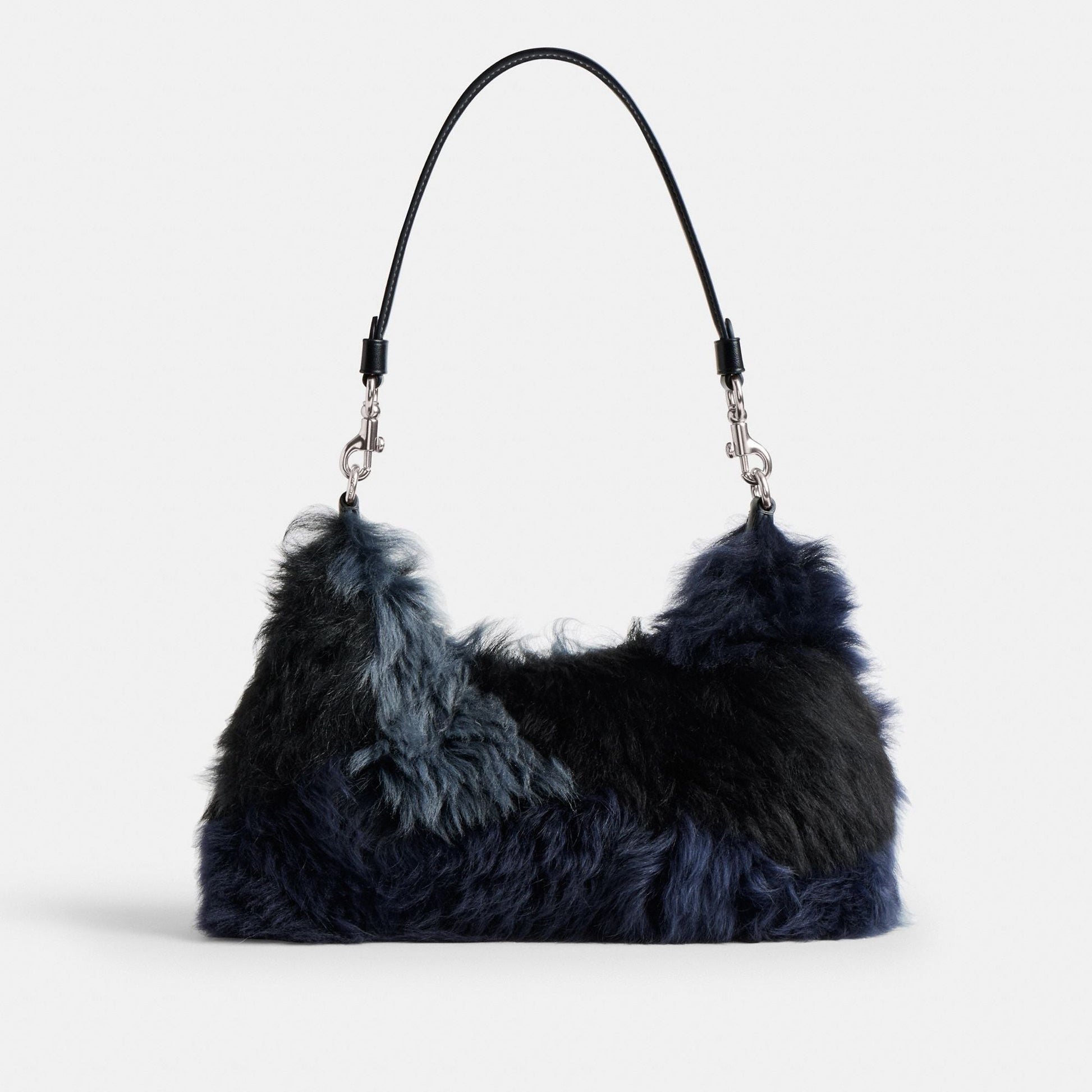 CW646-Juliet Shoulder Bag 25 With Patchwork-Lh/Blue Multi