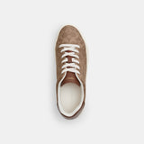 cw970-High Line Sneaker In Signature Canvas-Brown Khaki