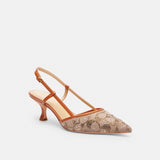 Rosie Slingback In Crystal Signature Jacquard