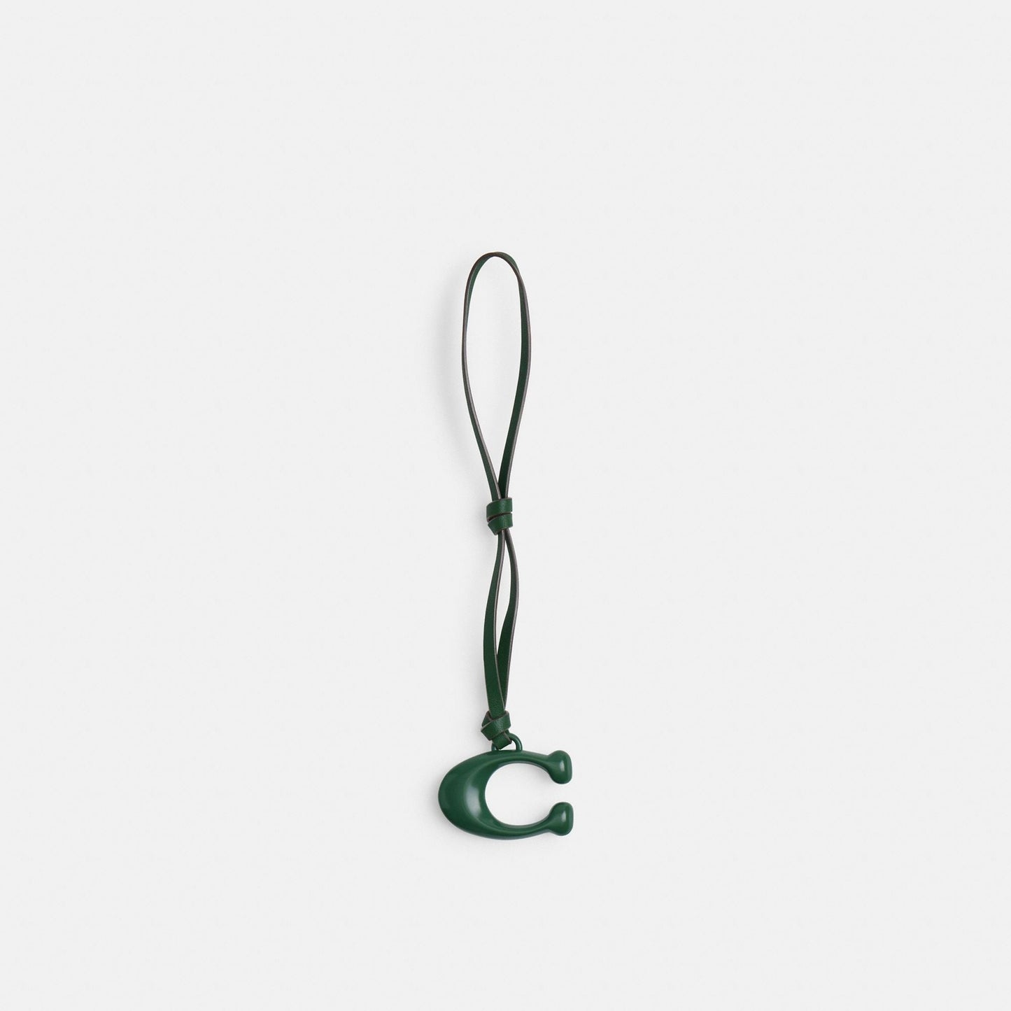 CX170-Loop Signature Bag Charm-B4/Hunter Green