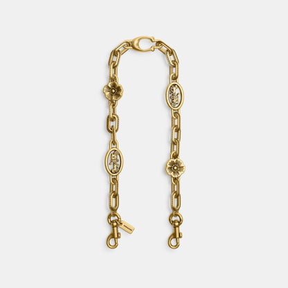 CX180-Loop Signature Bag Charm-B4/Brass