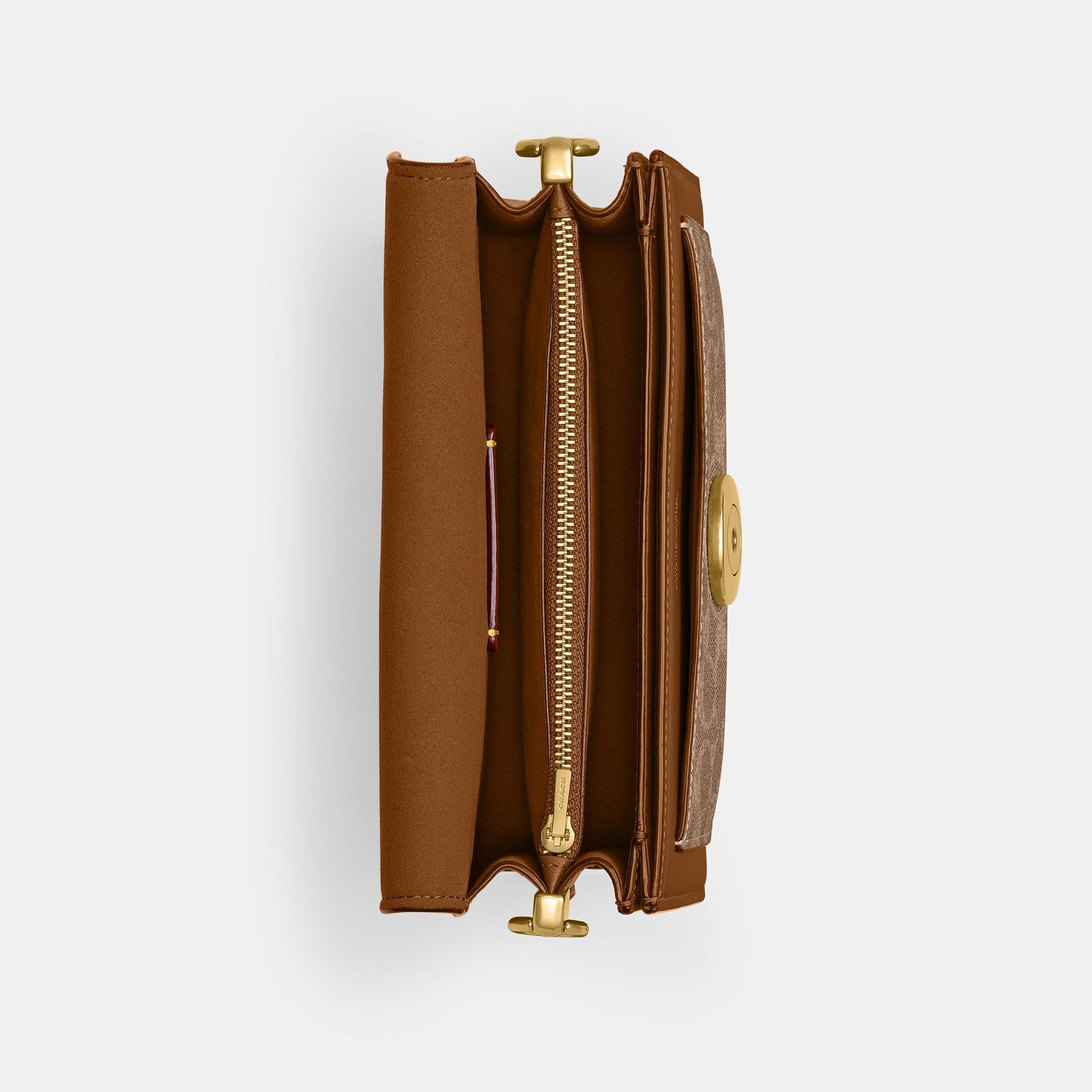 CY200-Tabby Shoulder Bag 20 in Signature Canvas-B4/Tan Brown