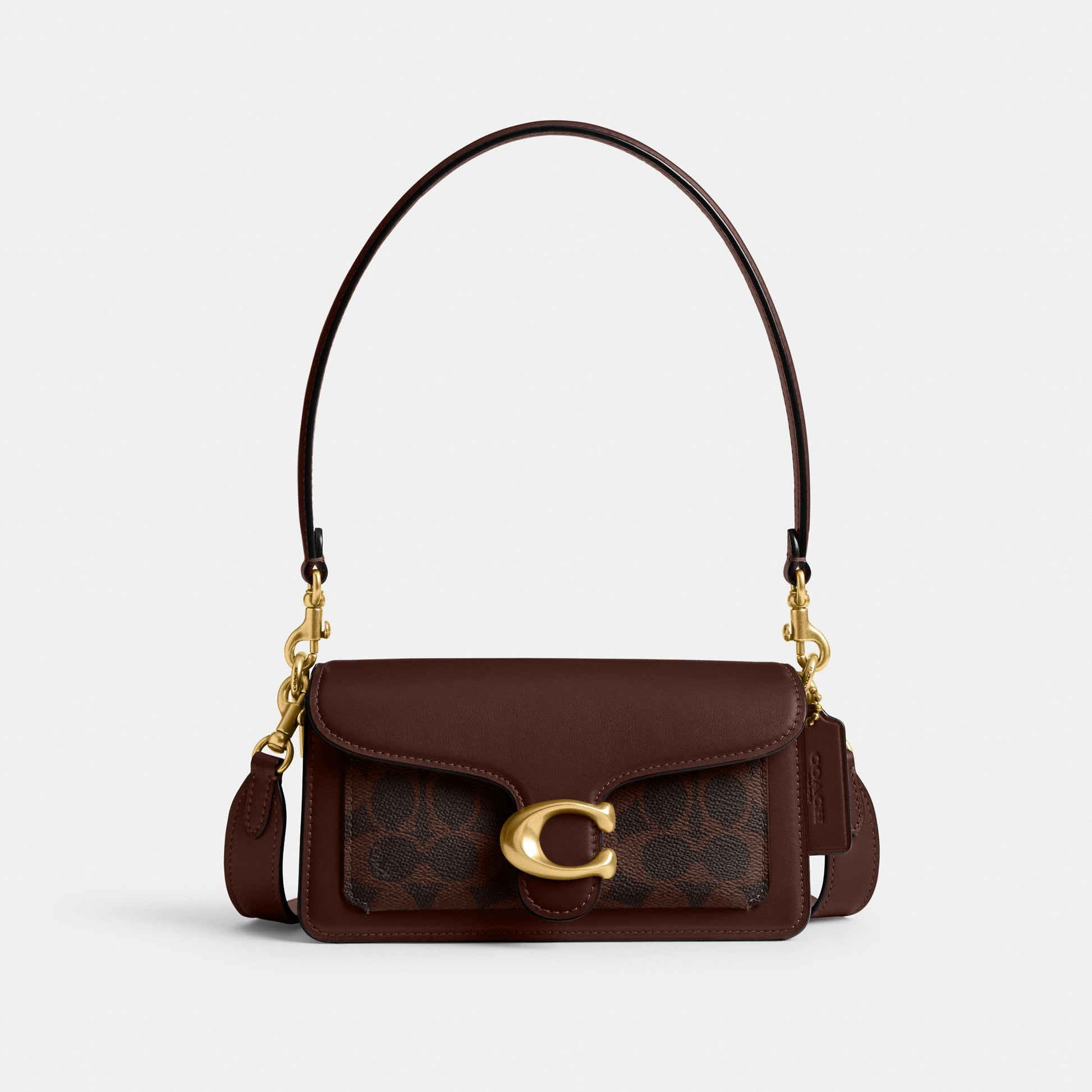 CY200-Tabby Shoulder Bag 20 in Signature Canvas-B4/Maple Maple