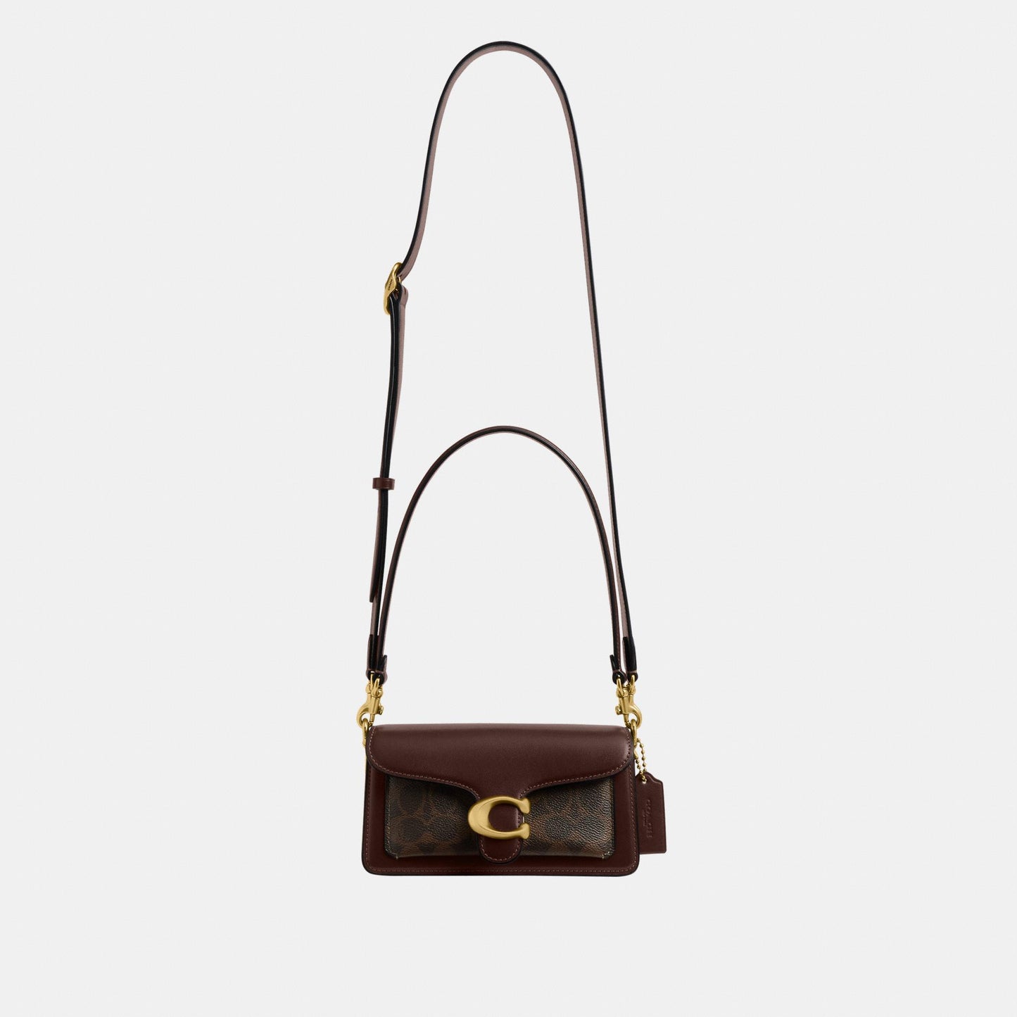 CY200-Tabby Shoulder Bag 20 in Signature Canvas-B4/Maple Maple