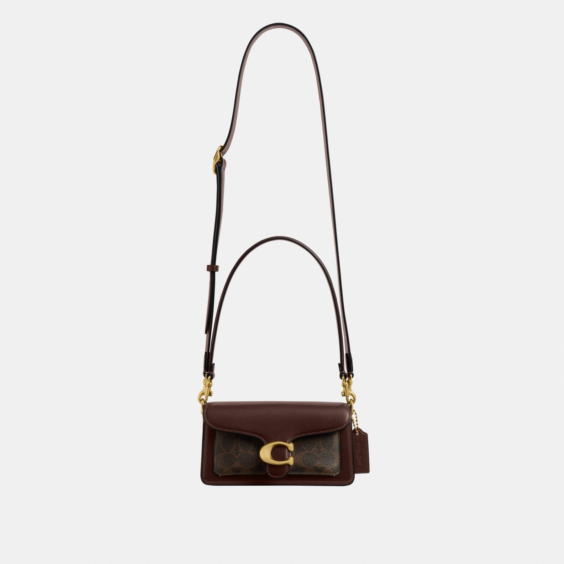 CY200-Tabby Shoulder Bag 20 in Signature Canvas-B4/Maple Maple