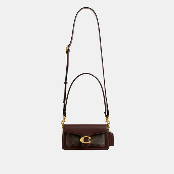  حقيبة الكتف "تابي 20"من القماش بنقشة كوتش