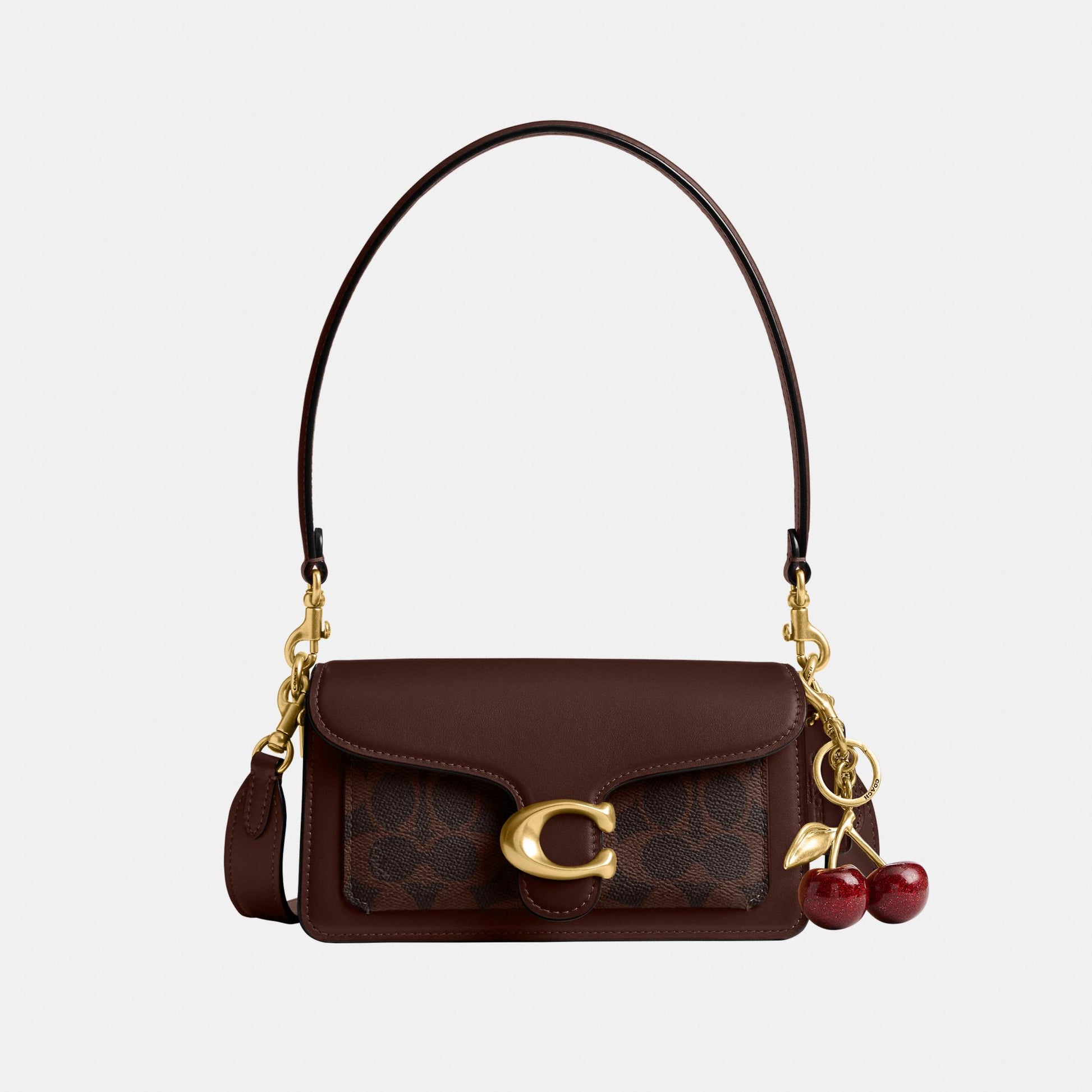 CY200-Tabby Shoulder Bag 20 in Signature Canvas-B4/Maple Maple