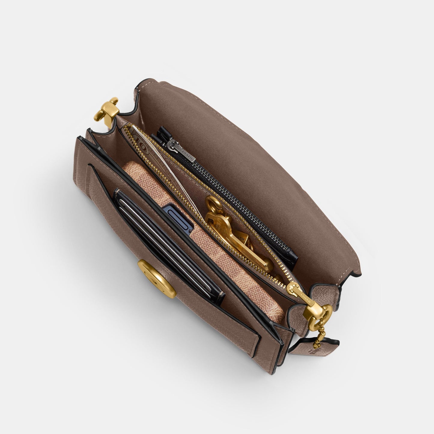 CY201-Tabby Shoulder Bag 20-B4/Dark Stone