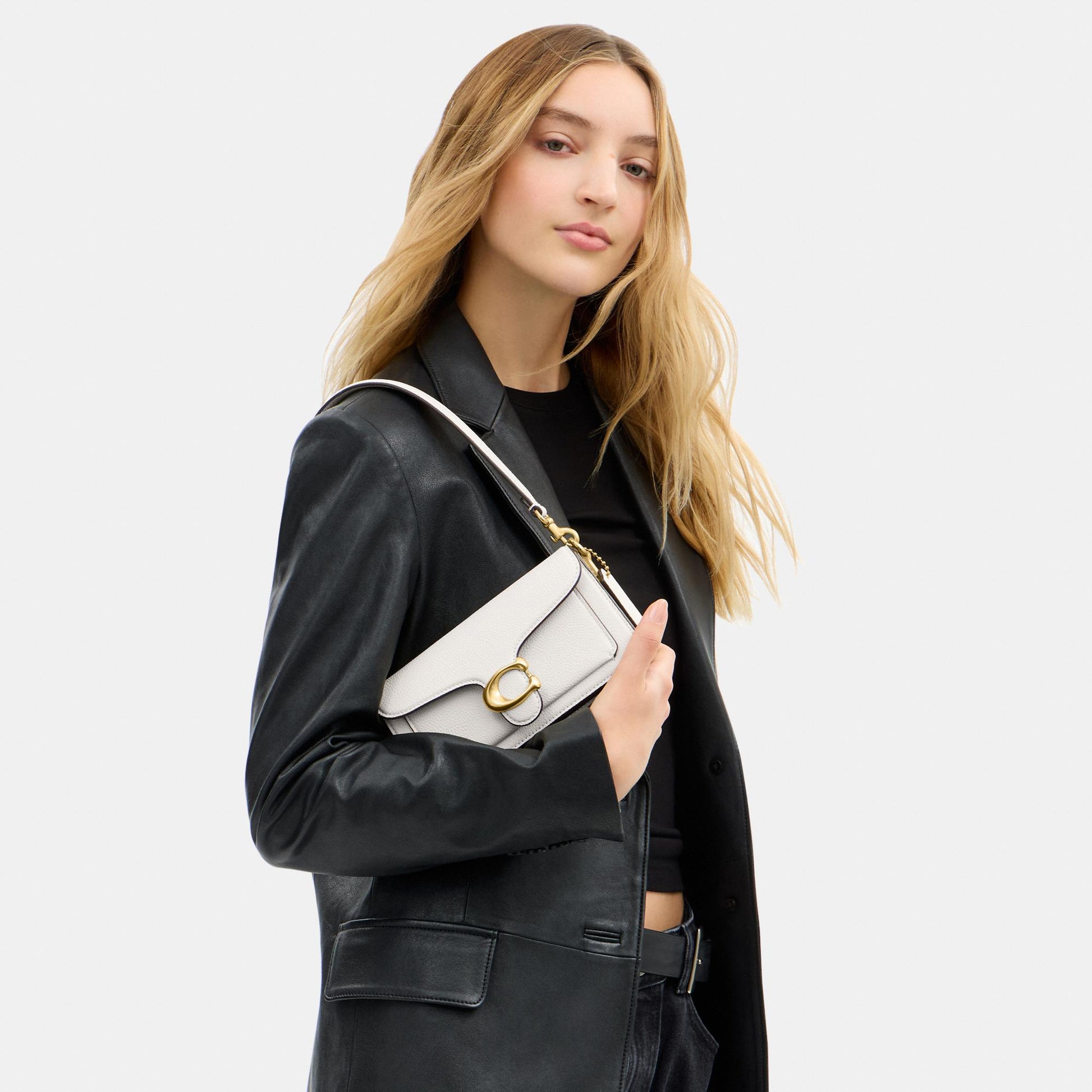 CY201-Tabby Shoulder Bag 20-B4/Chalk
