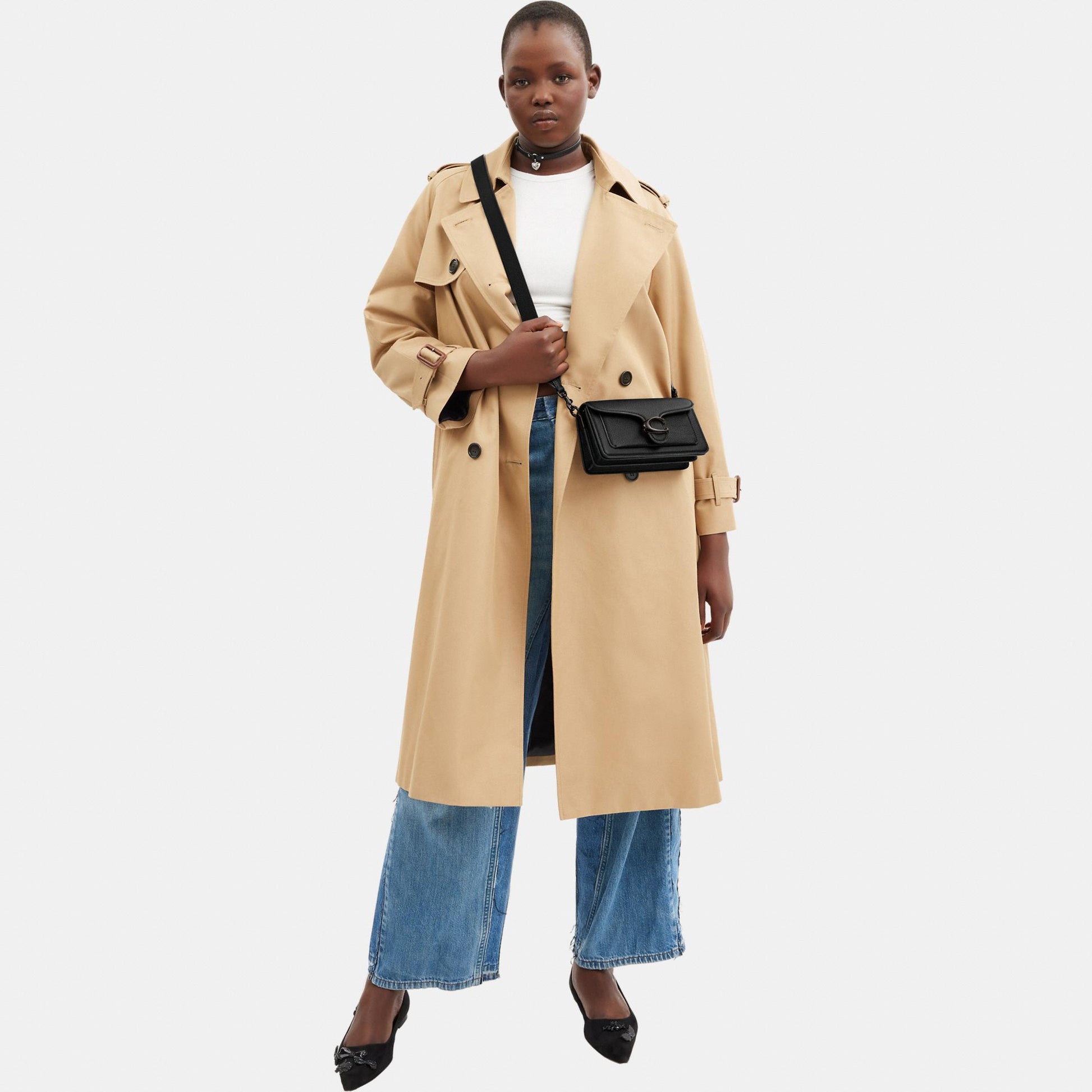 CY201-Tabby Shoulder Bag 20-V5/Black