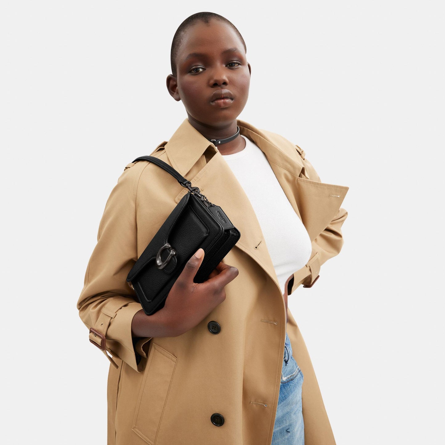 CY201-Tabby Shoulder Bag 20-V5/Black