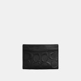 CY245-Essential Card Case In Signature Leather-B4/Black