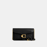 Tabby Chain Clutch In Signature Leather