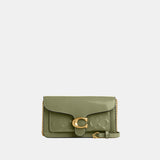 CY246-Tabby Chain Clutch In Signature Leather-B4/Moss