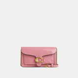 CY246-Tabby Chain Clutch In Signature Leather-B4/True Pink