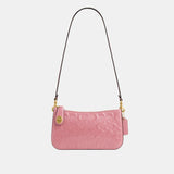 CY248-Penn Shoulder Bag In Signature Leather-B4/True Pink