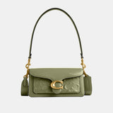 CY249-Tabby Shoulder Bag 20 In Signature Leather-B4/Moss