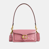 CY249-Tabby Shoulder Bag 20 In Signature Leather-B4/True Pink