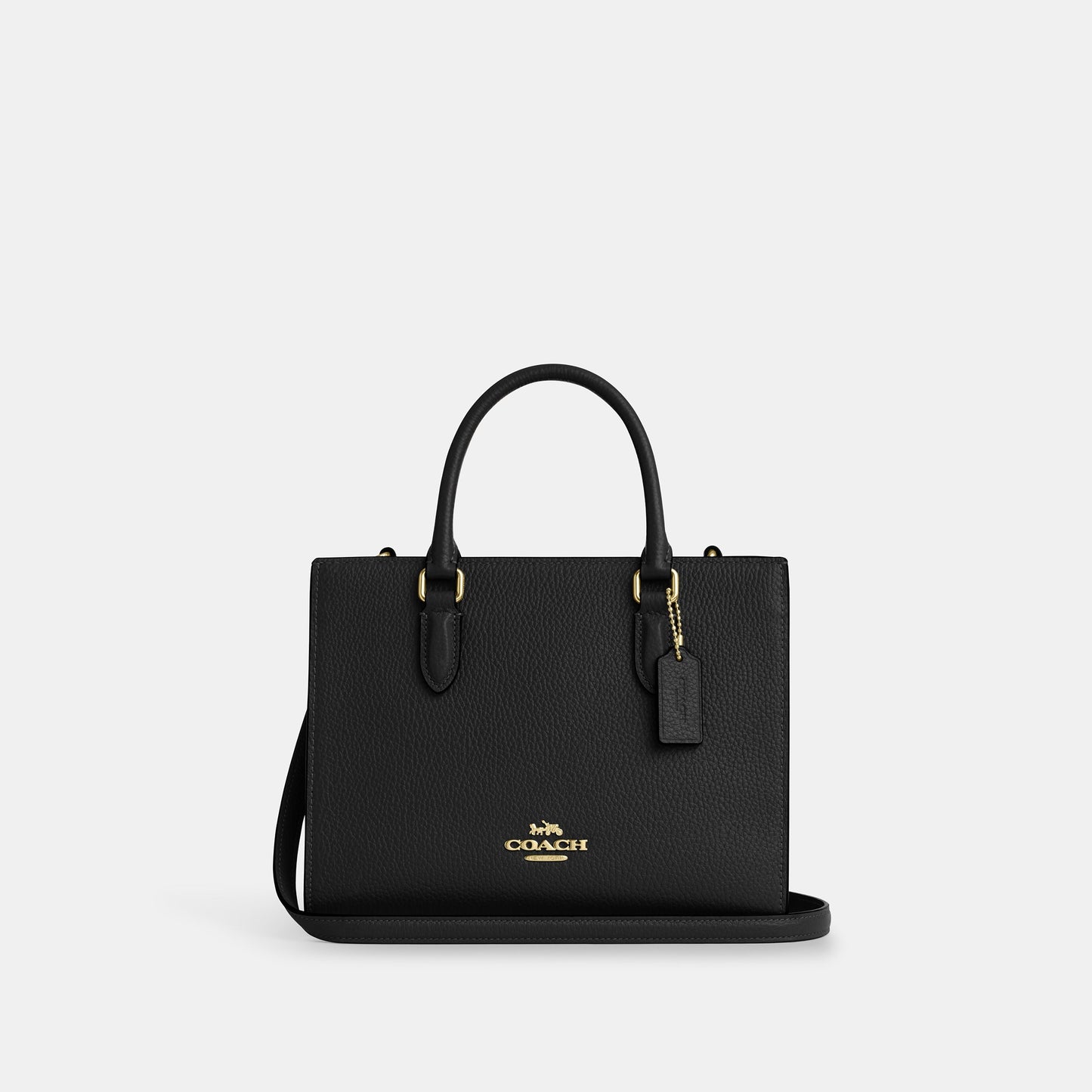 CY668-Maggie Small Tote Bag-Im/Black