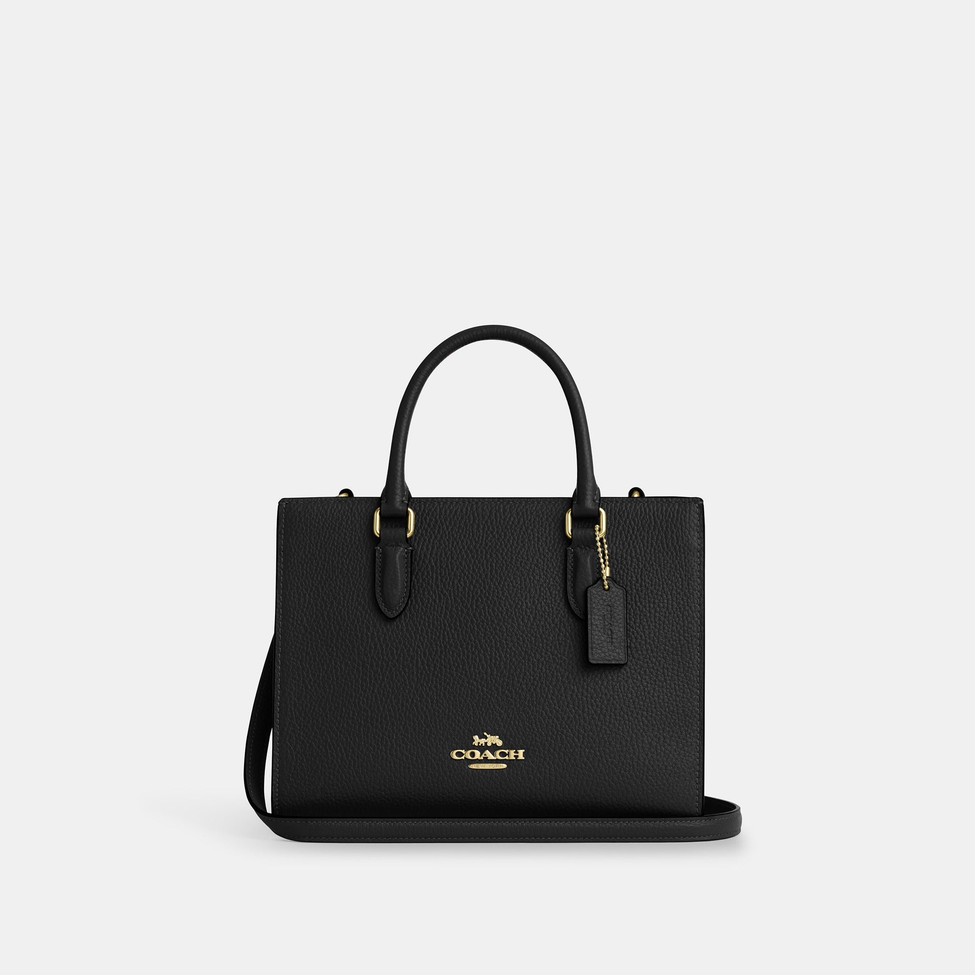 CY668-Maggie Small Tote Bag-Im/Black