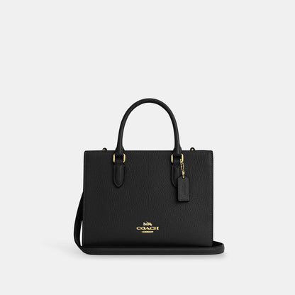 CY668-Maggie Small Tote Bag-Im/Black