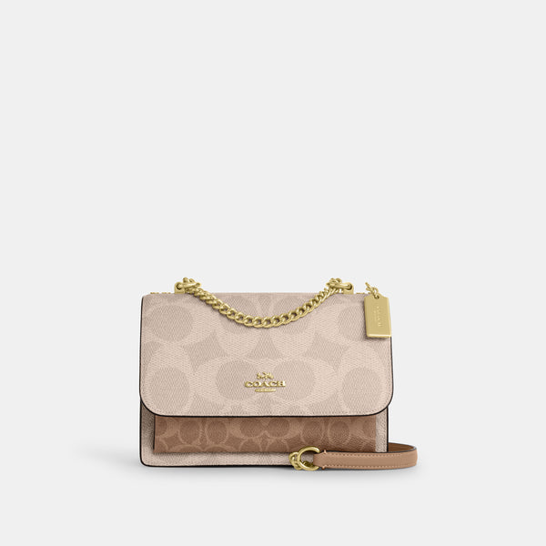 Klare Crossbody Bag In Blocked Signature