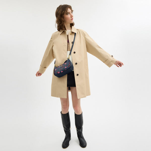 Teri Shoulder Bag In Signature Canvas With Cherry Print
