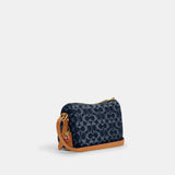 CY701-Kailey Shoulder Bag In Signature Denim-Im/Denim/Natural