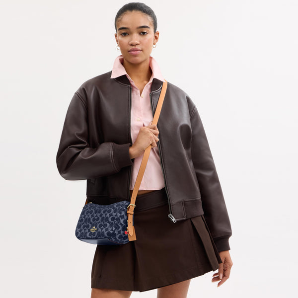 Kailey Shoulder Bag In Signature Denim