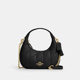 CY710-CARMEN MINI CROSSBODY BAG WITH QUILTING-IM/Black