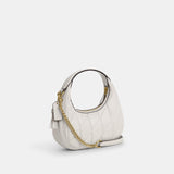 CY710-CARMEN MINI CROSSBODY BAG WITH QUILTING-IM/Chalk