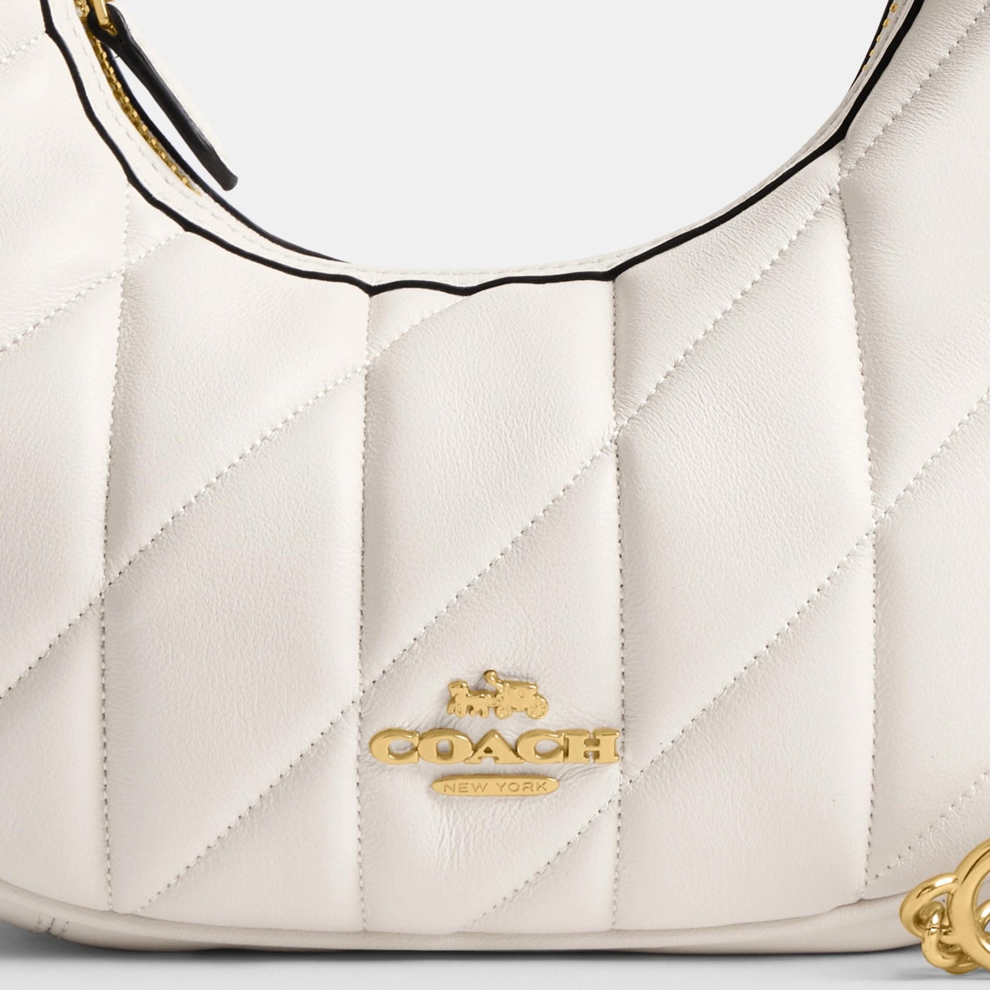 CY710-CARMEN MINI CROSSBODY BAG WITH QUILTING-IM/Chalk