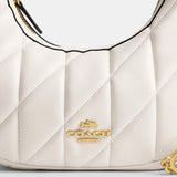 CY710-CARMEN MINI CROSSBODY BAG WITH QUILTING-IM/Chalk