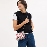 CY717-Mini Klare Crossbody Bag With Cherry Print-SV/Chalk Multi